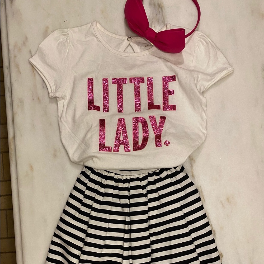Kate Spade two piece outfit with matching headband